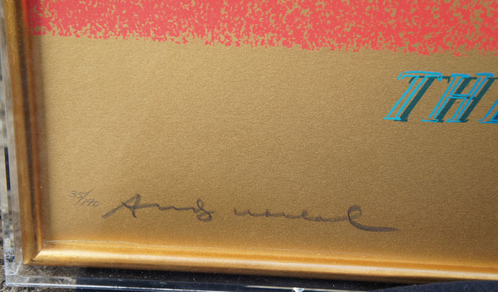 Andy Warhol / アンディ・ウォーホル版画額「The New Spirit(Donald