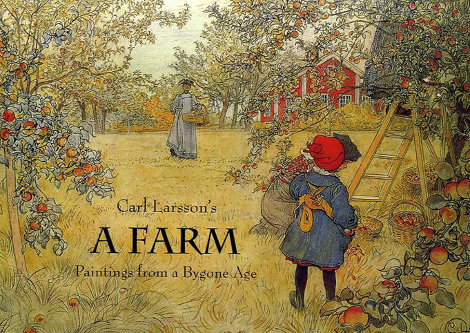 カール・ラーション Carl Larsson's A Farm Paintings from a Bygone