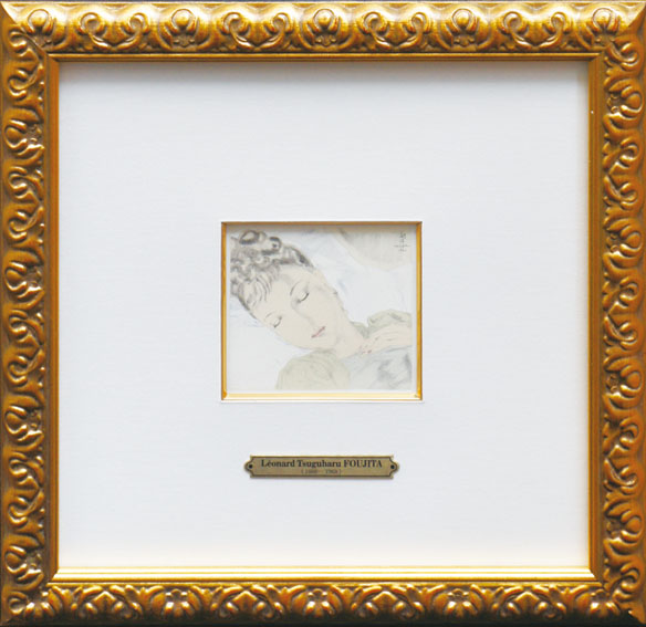 Leonard Foujita / 藤田嗣治版画額「面影との戦い」 | Natsume Books