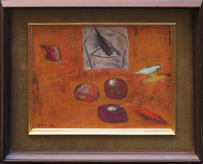 脇田和画額「オレンジ色の静物」 / Kazu Wakita | Natsume Books