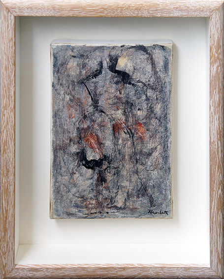 Tatsuoki Nambata / 難波田龍起画額「孤愁」 | Natsume Books