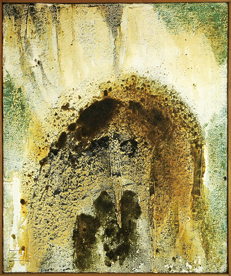 Kokuta Suda / 須田剋太画額「抽象C-46」 | Natsume Books