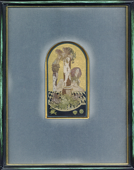 山下清澄版画額「バロック風庭園」 | Natsume Books