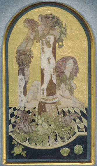 山下清澄版画額「バロック風庭園」 | Natsume Books