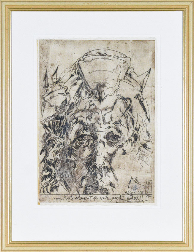 ホルスト・ヤンセン版画額「作品20」 | Natsume Books