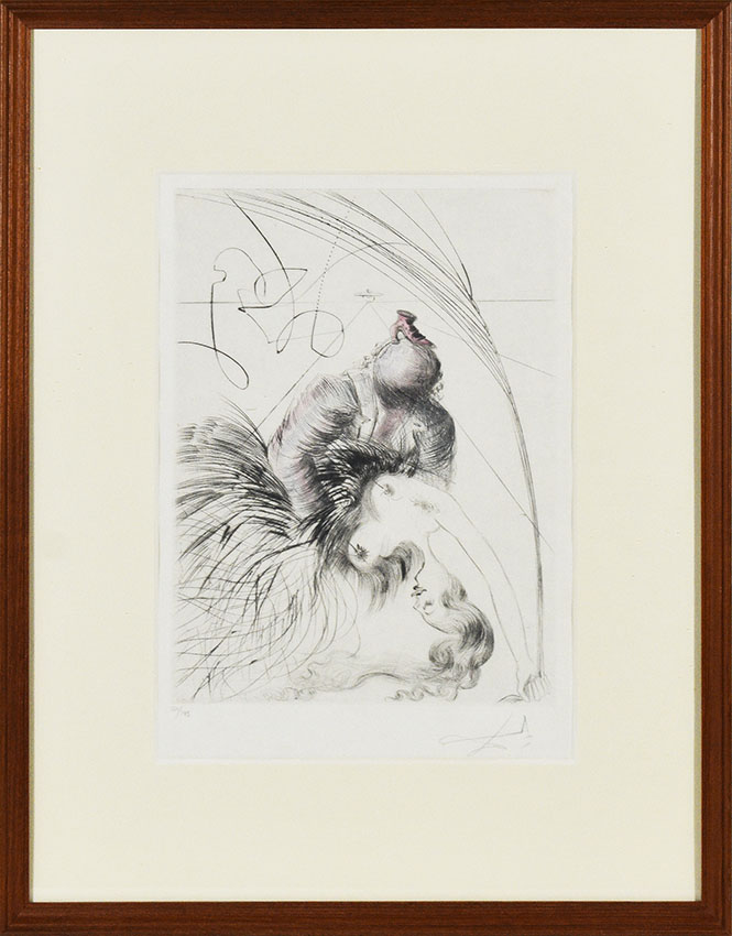 サルバドール・ダリ版画額「毛皮のヴィーナス No.5」 | Natsume Books