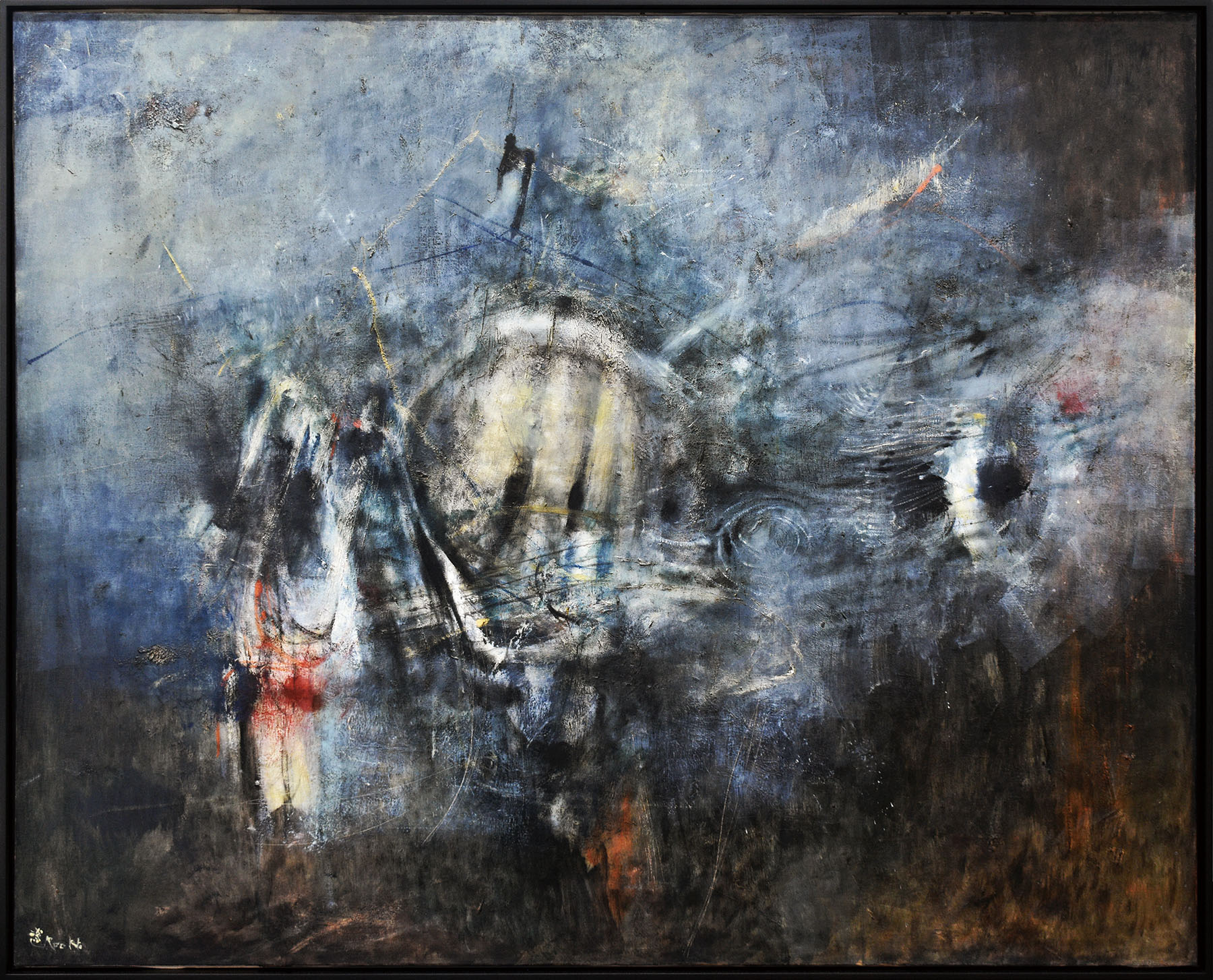 平野遼画額「夜明けの像」 | Natsume Books