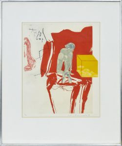 Masuo Ikeda / 池田満寿夫版画額「七つのリトグラフ1」 | Natsume Books