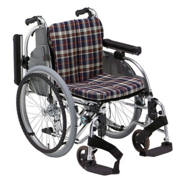 松永製作所 モジュール型自走用車いす アルミARシリーズ 座幅38cm 前座