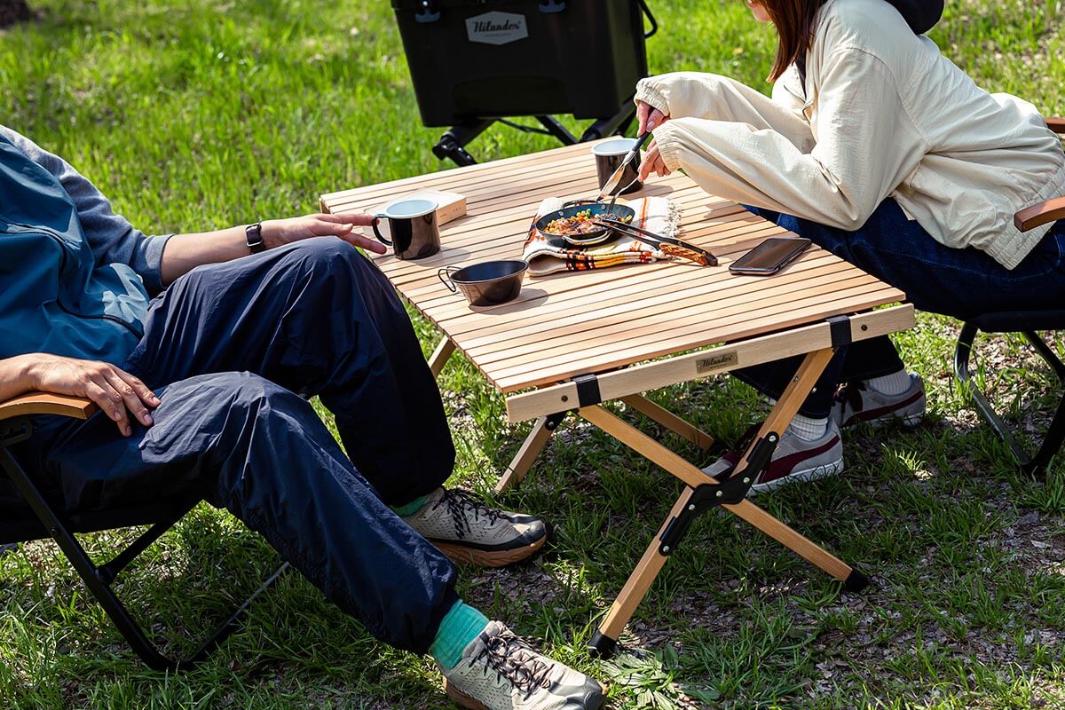 Hilander(ハイランダー) ウッドロールトップテーブルEX【1年保証