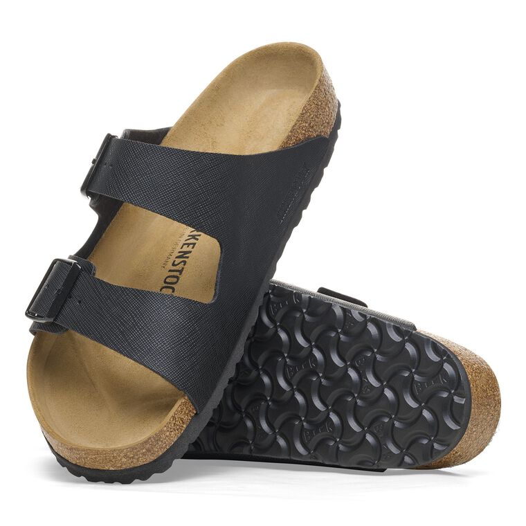 1026437 Arizona Birko-Flor Saffiano Black – Naturally Birkenstock