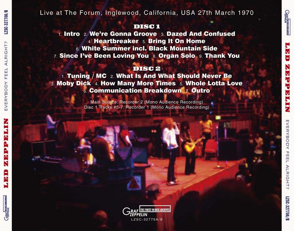 LED ZEPPELIN - EVERYBODY FEEL ALRIGHT? (2CD) - navy-blue