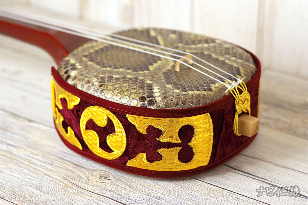 ボルドー三線セット｜三線専門店ナビィ三線｜ワインカラーが美しい三線