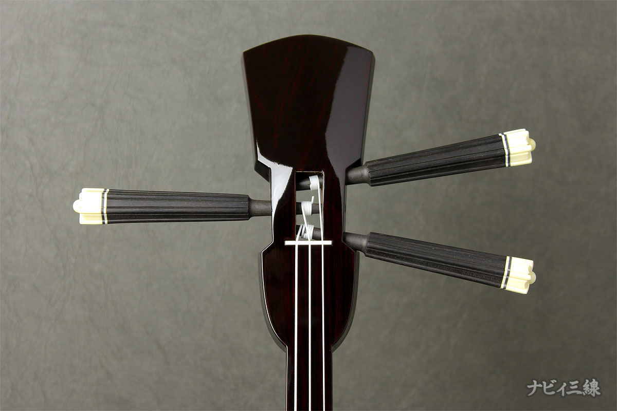 逸品三線】縞黒檀「南風原型」強化張り三線｜三線専門店ナビィ三線