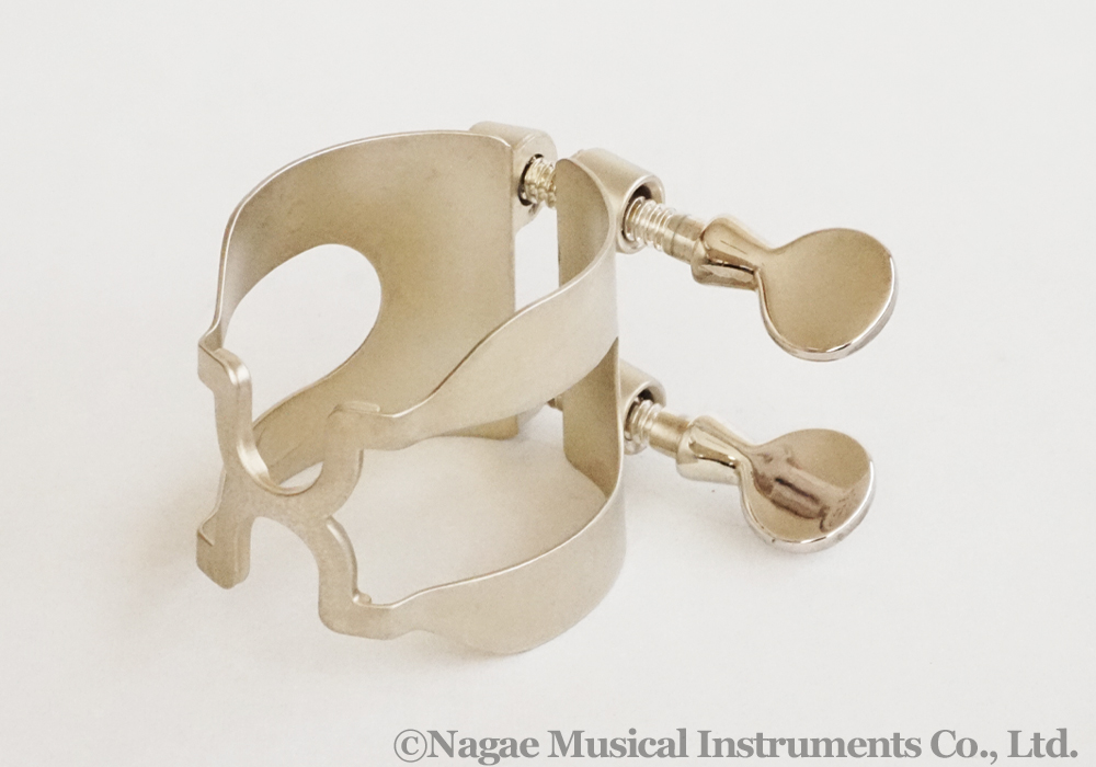 ハリソン B♭クラリネットリガチャーグローバル復刻版 サテンシルバー