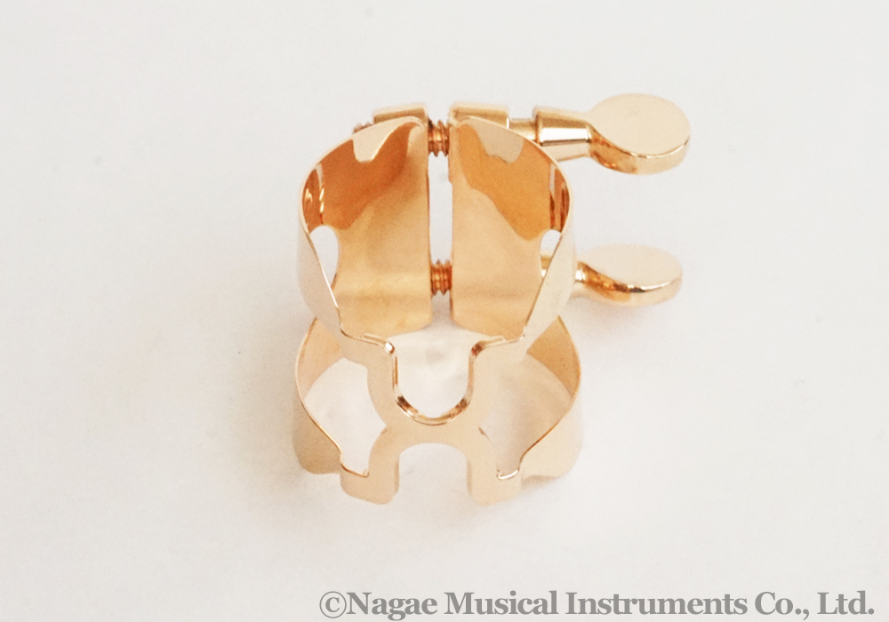 ハリソン B♭クラリネットリガチャーグローバル復刻版 ピンクゴールド