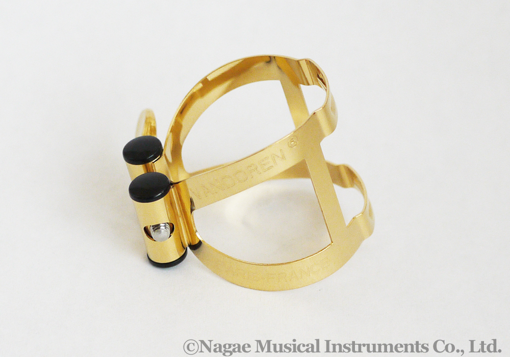 バンドレン B♭クラリネットリガチャー＆キャップM/O ゴールド LC51GP