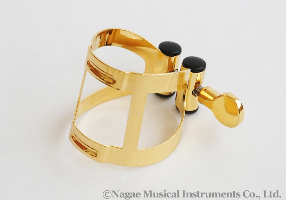 バンドレン B♭クラリネットリガチャー＆キャップM/O ゴールド LC51GP