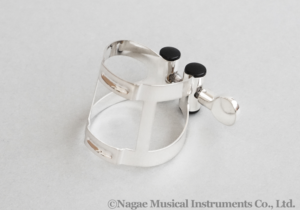バンドレン バスクラリネットリガチャー＆キャップM/O シルバー LC54SP