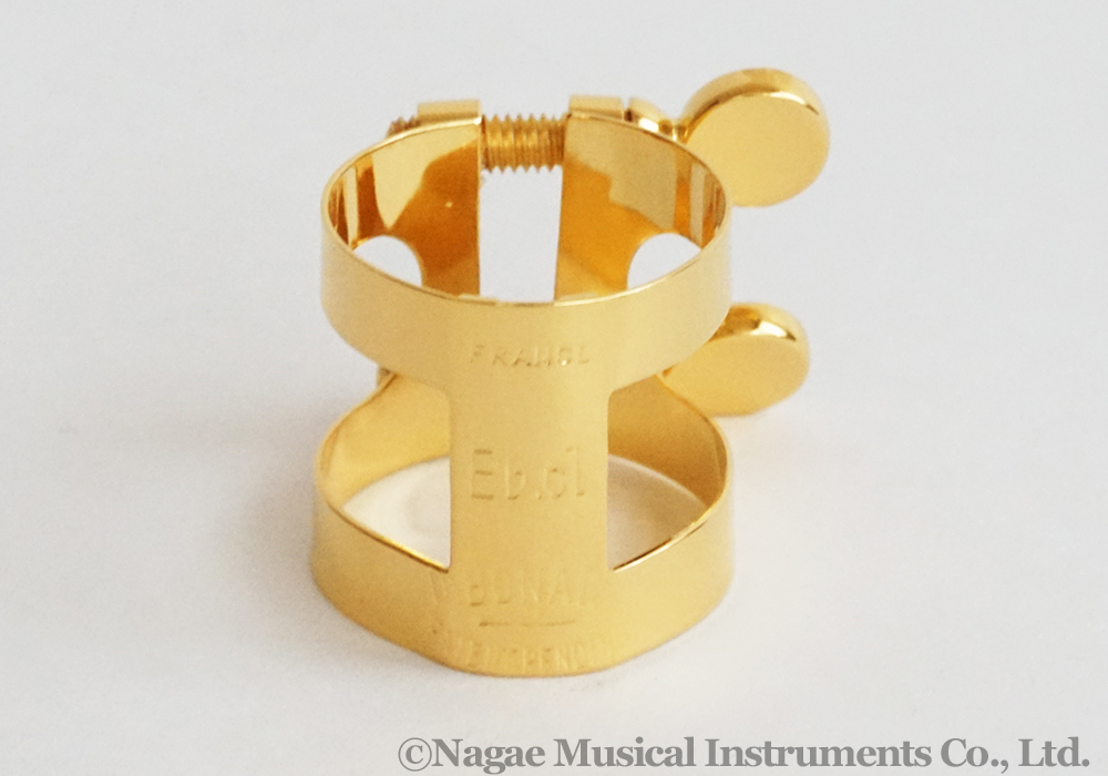 BUZZ E♭クラリネットリガチャー ゴールド GP S｜ 管楽器専門店 永江楽器
