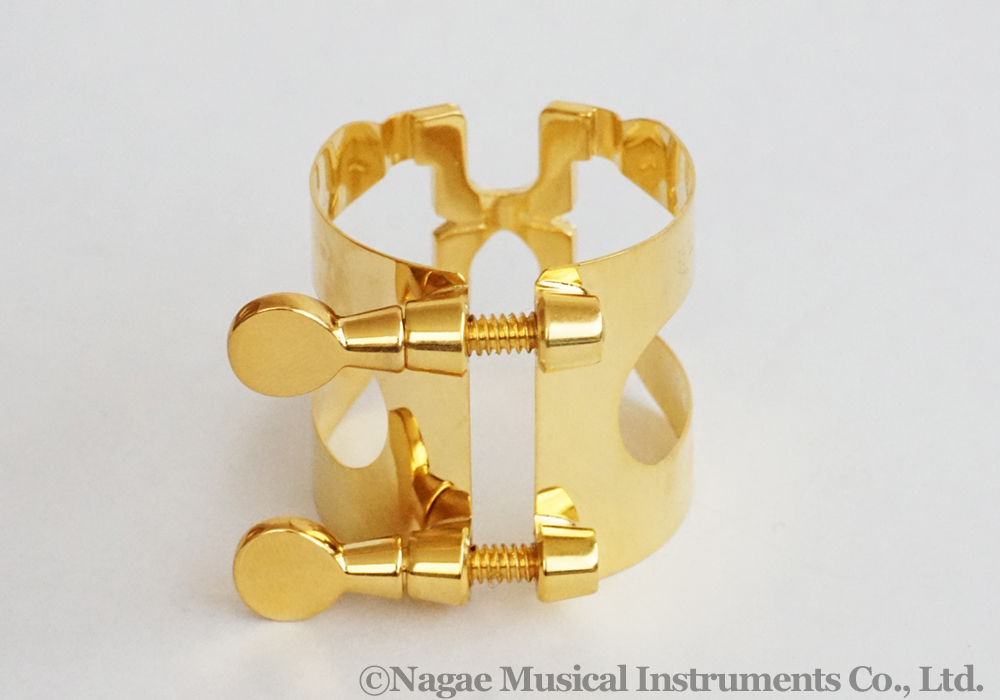 ハリソン テナーサックスリガチャーグローバル復刻版 ゴールド GP