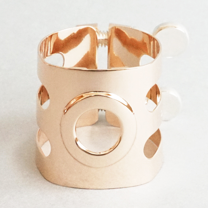 ウッドストーン クラリネット用 金メッキ逆締めリガチャー ケース欠品