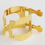 BUZZ バスクラリネットリガチャー ピンクゴールド PGP R｜ 管楽器専門