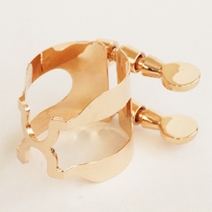 ハリソン アルトサックスリガチャーグローバル復刻版 ピンクゴールド