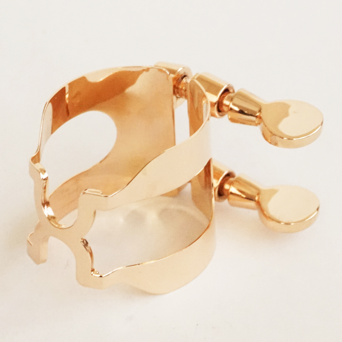 ハリソン アルトサックスリガチャーグローバル復刻版 ピンクゴールド