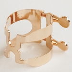 ハリソン バスクラリネットリガチャーグローバル復刻版 ピンクゴールド