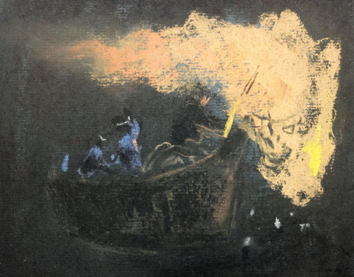 加藤東一作「漁火」（美術複製） Yahoo!オークション - 加藤東一『漁火