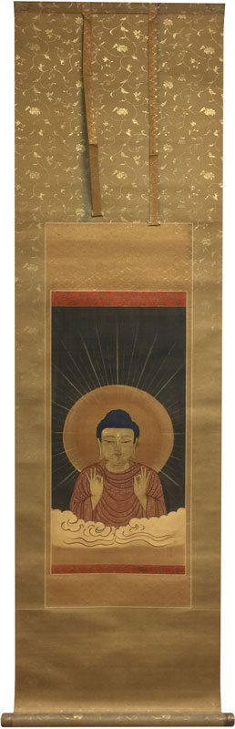 山崎弁栄 阿弥陀如来図（三昧仏）/Web書画ミュージアム