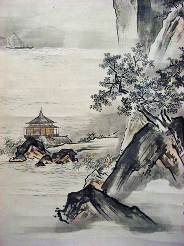 橋本雅邦 夏景山水図/Web書画ミュージアム