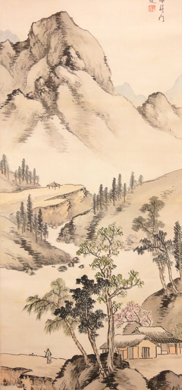 高島北海 春秋山水図（双幅）/Web書画ミュージアム