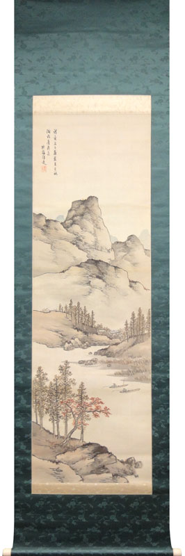 高島北海 春秋山水図（双幅）/Web書画ミュージアム