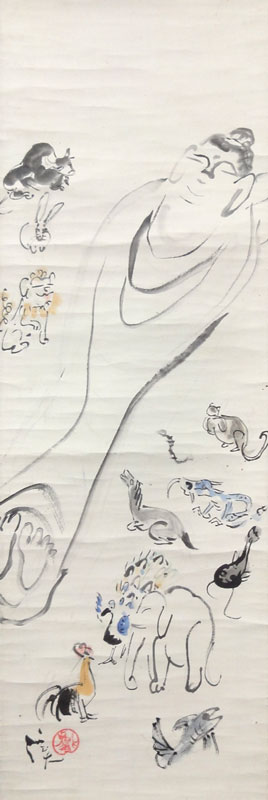 Web書画ミュージアム 冨田渓仙 涅槃像/長良川画廊