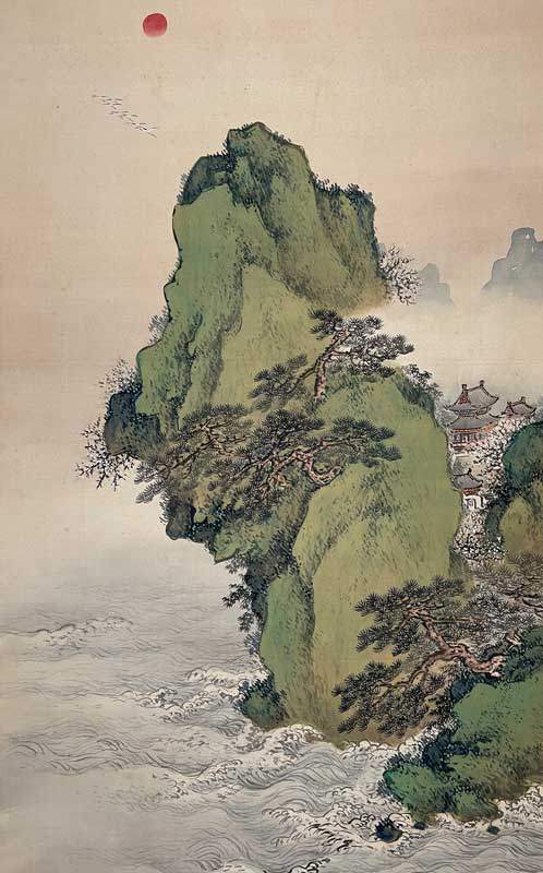 Web書画ミュージアム 小室翠雲 蓬莱山