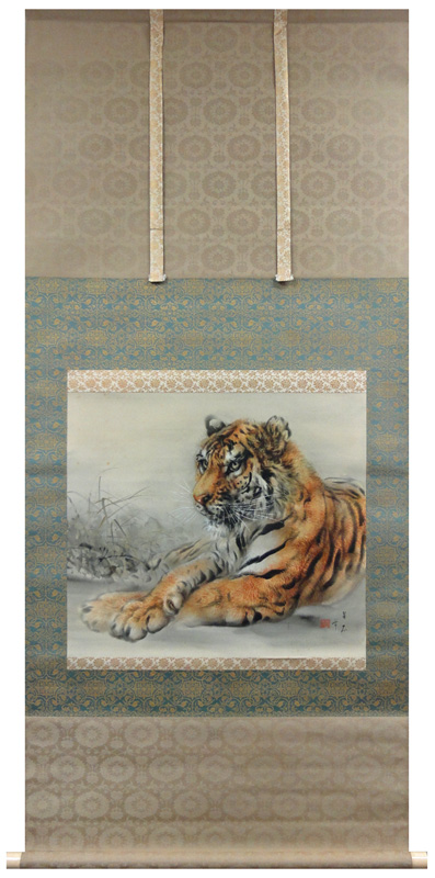 大橋翠石 猛虎図/Web書画ミュージアム