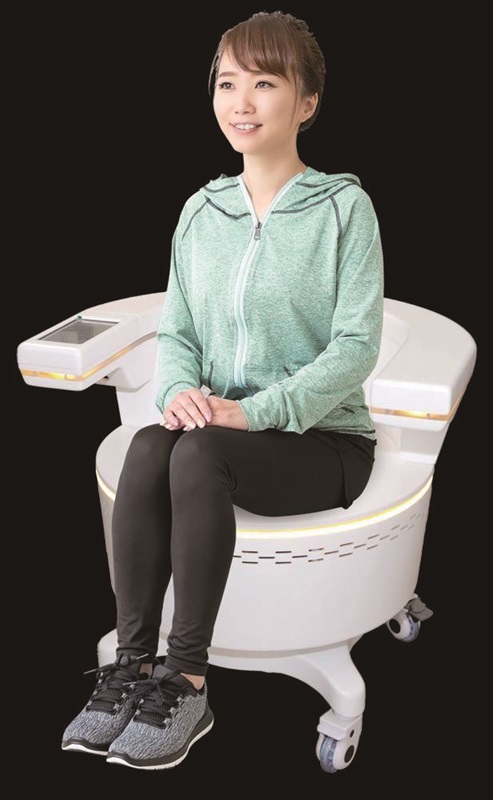 電磁パルストレーニングチェアで 骨盤底筋の強化→快適な生活を目指
