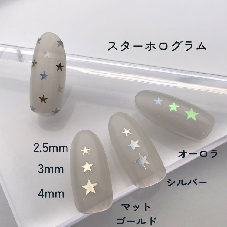 MATIERE スターホログラム シルバー 2.5mm | Nail Labo Online Shop