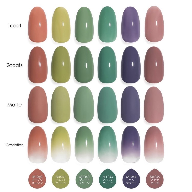 プリジェル ミューズ ダスティークレールシリーズ 3g×6色セット | Nail