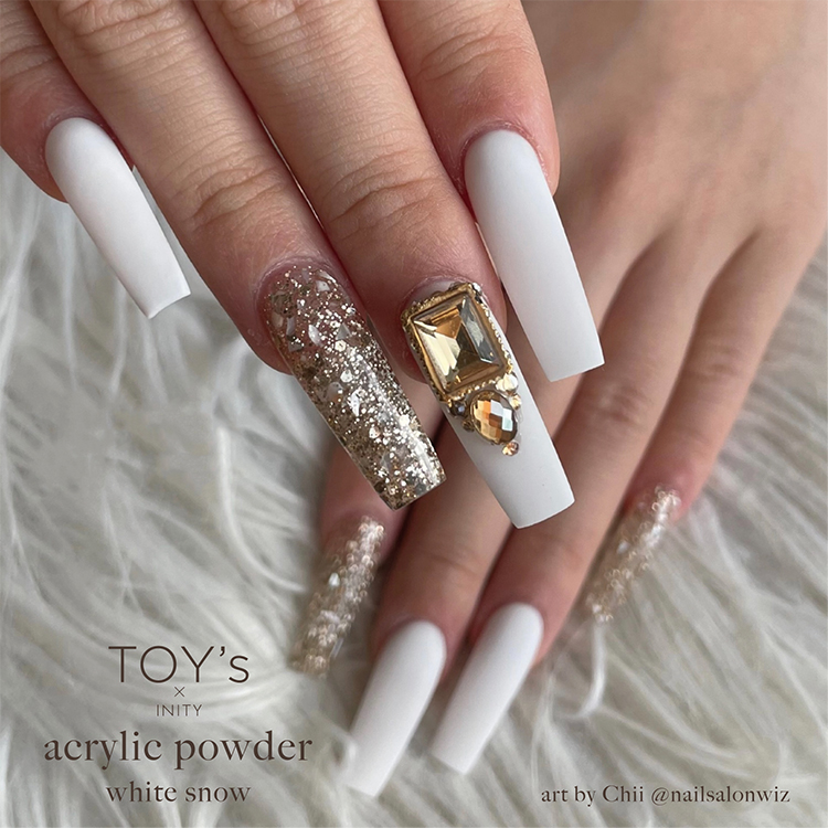 TOY's × INITY アクリルパウダー ホワイトスノー | Nail Labo Online