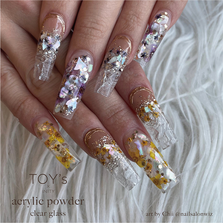 TOY's × INITY アクリルパウダー クリアグラス | Nail Labo Online