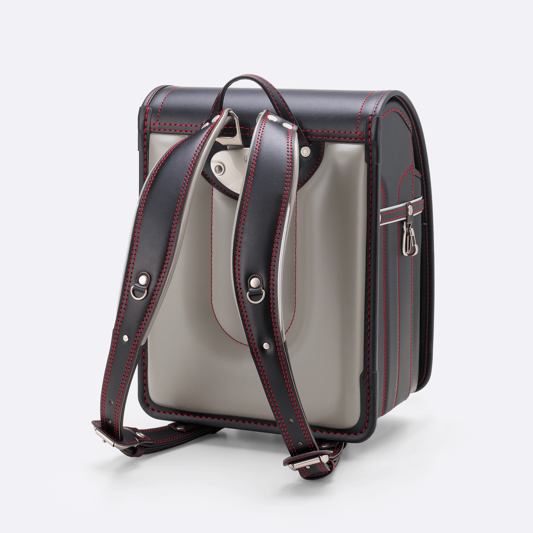 ランドセル|中村鞄製作所【公式】 / No.6 牛革ボルサ 黒/レッド（2027年）