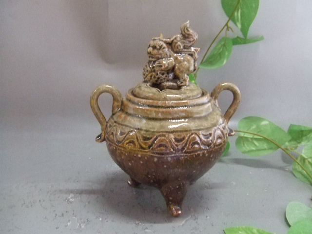 香炉 獅子（古信楽）｜中村陶器 信楽焼の通販サイト （滋賀/陶器