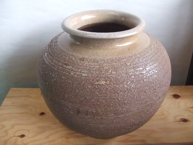 窯肌松皮丸花瓶20号｜中村陶器 信楽焼の通販サイト （滋賀/陶器/焼き物