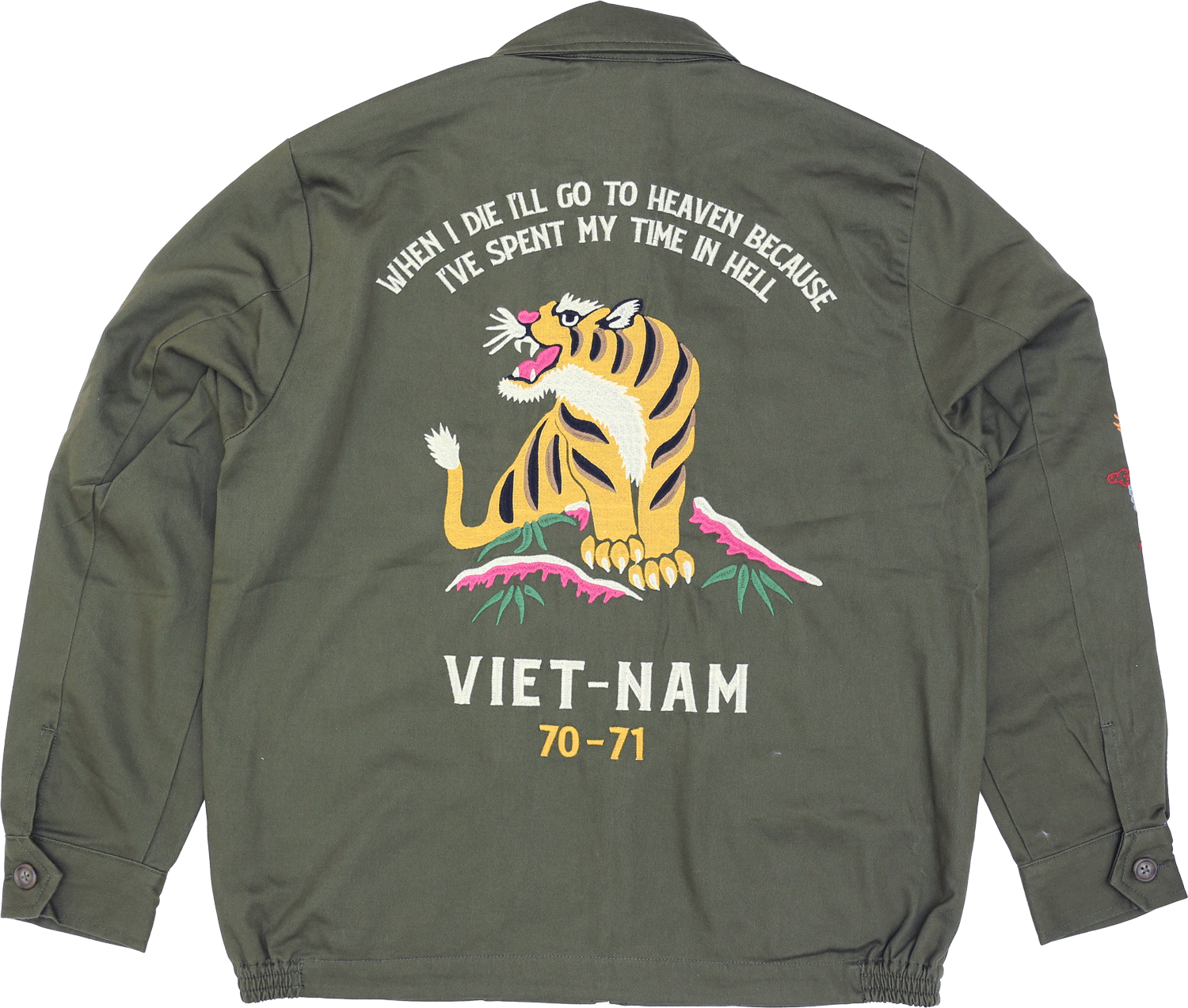 HOUSTON ベトナム スーベニア ジャケット ミリタリーショップ 革ジャン