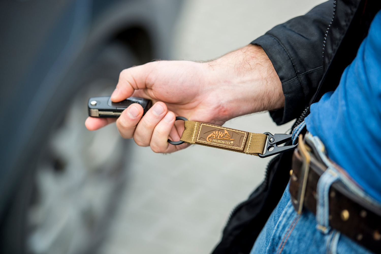 HELIKON-TEX ロゴ キーチェーン ミリタリーショップ 革ジャン 中田商店