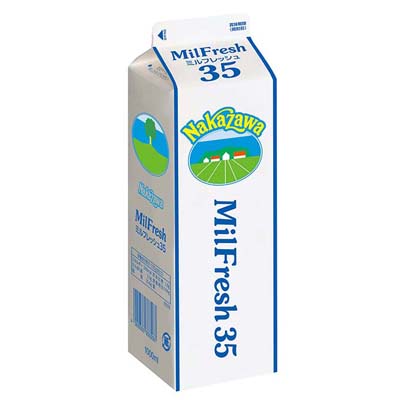 ミルフレッシュ35 - 製品紹介 - NAKAZAWA 中沢グループ 「生クリームの