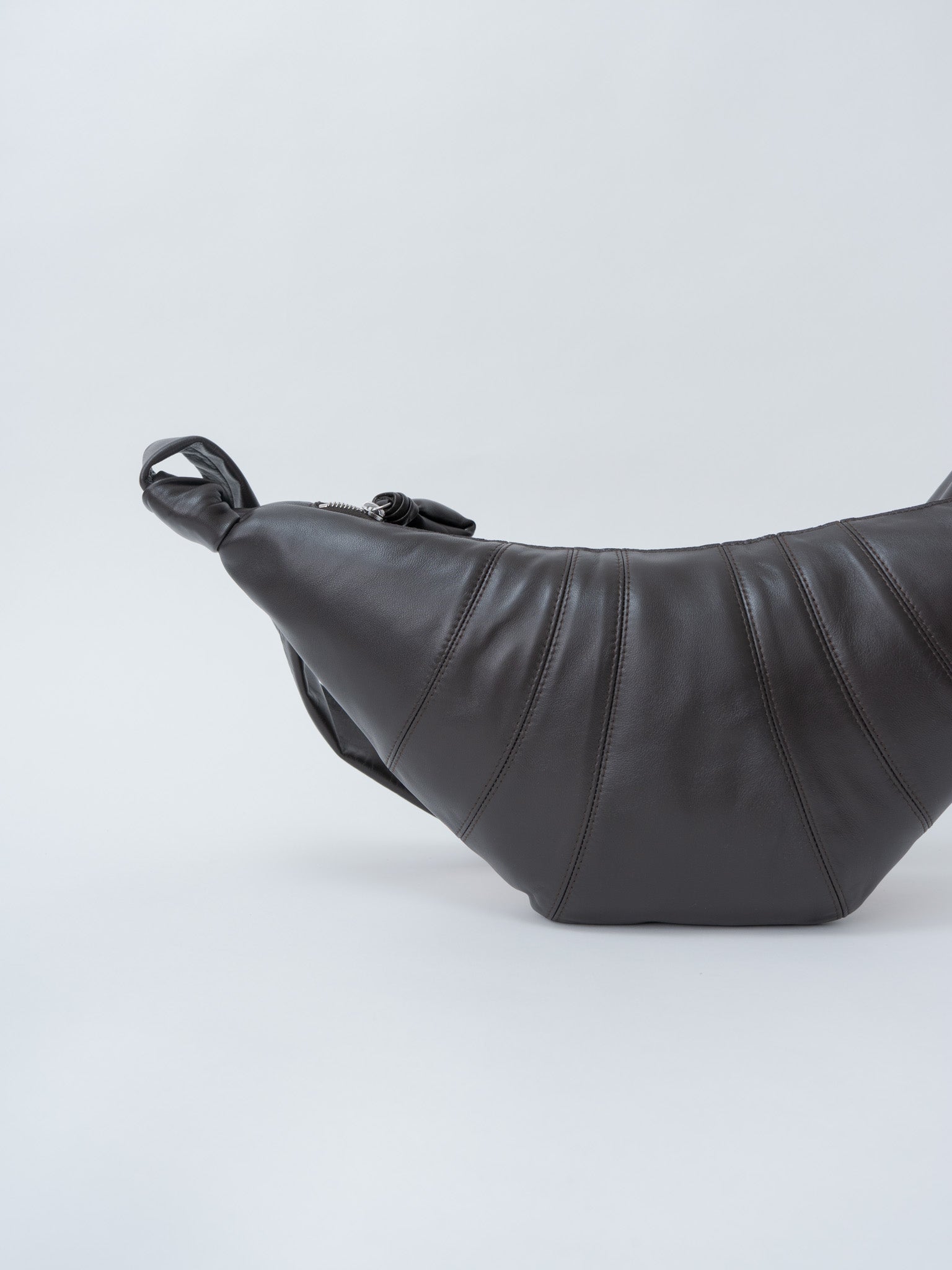 Namu Shop - Lemaire Medium Croissant Bag - Dark Chocolate (soft